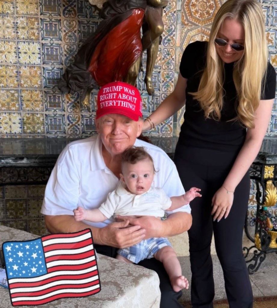 Alexander with his grandpa Donald