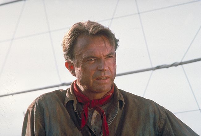 Sam Neill in Jurassic Park