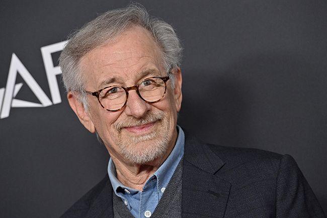 Steven Spielberg pictured at The Fabelmans gala