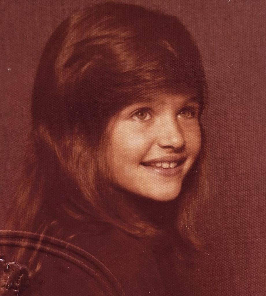 Helena Christensen's childhood photo from the 70s is so cute 