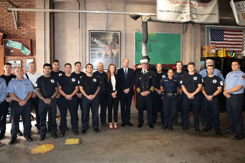 William was joined by Fire Commissioner Laura Kavanagh and Chief of Department John Hodgens