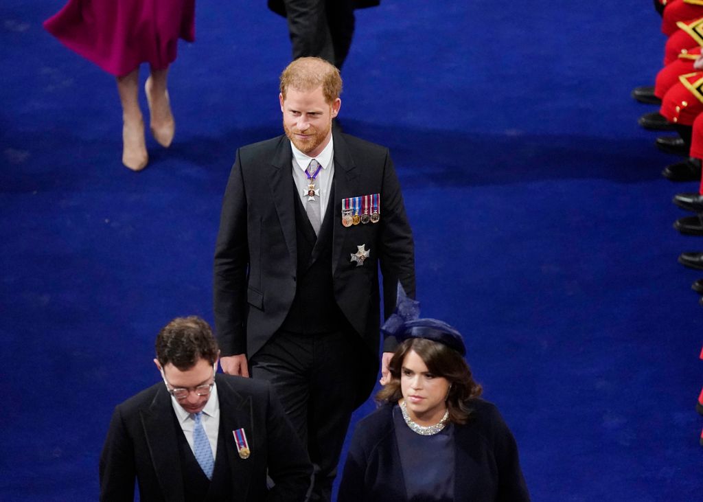 The couple reunited with the Duke of Sussex