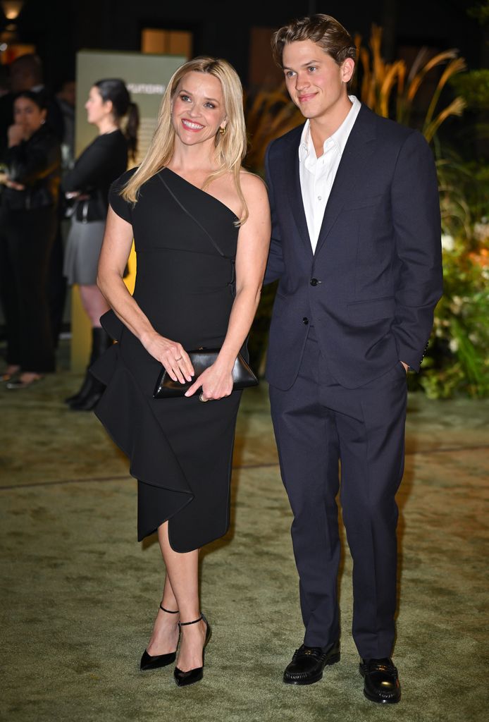 Reese Witherspoon and Deacon Phillippe arrive to the 2024 WSJ Magazines Innovator Awards at Museum of Modern Art on October 29, 2024 in New York City