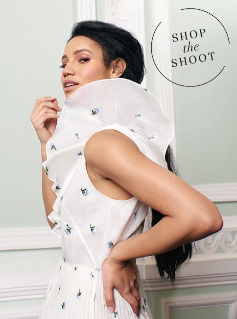 shop shoot white dress