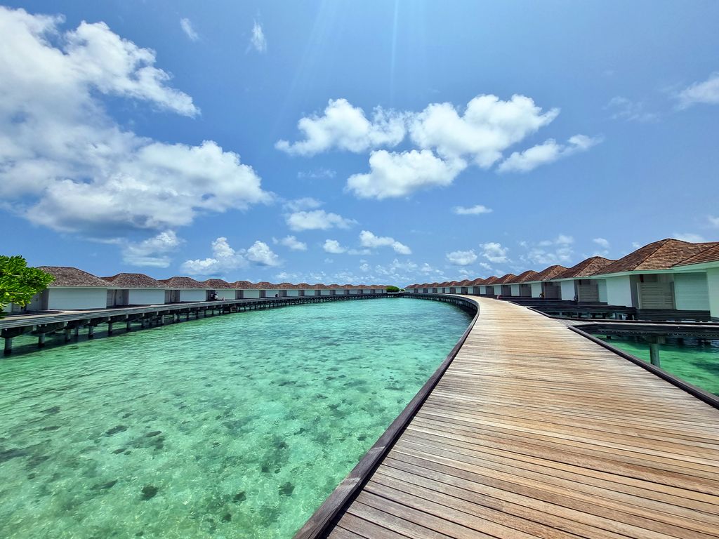 The water villas at Kandima Maldives