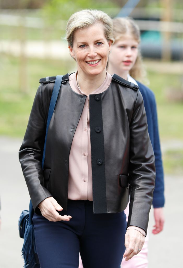 Duchess Sophie formerly wore her stylish leather jacket back in 2017