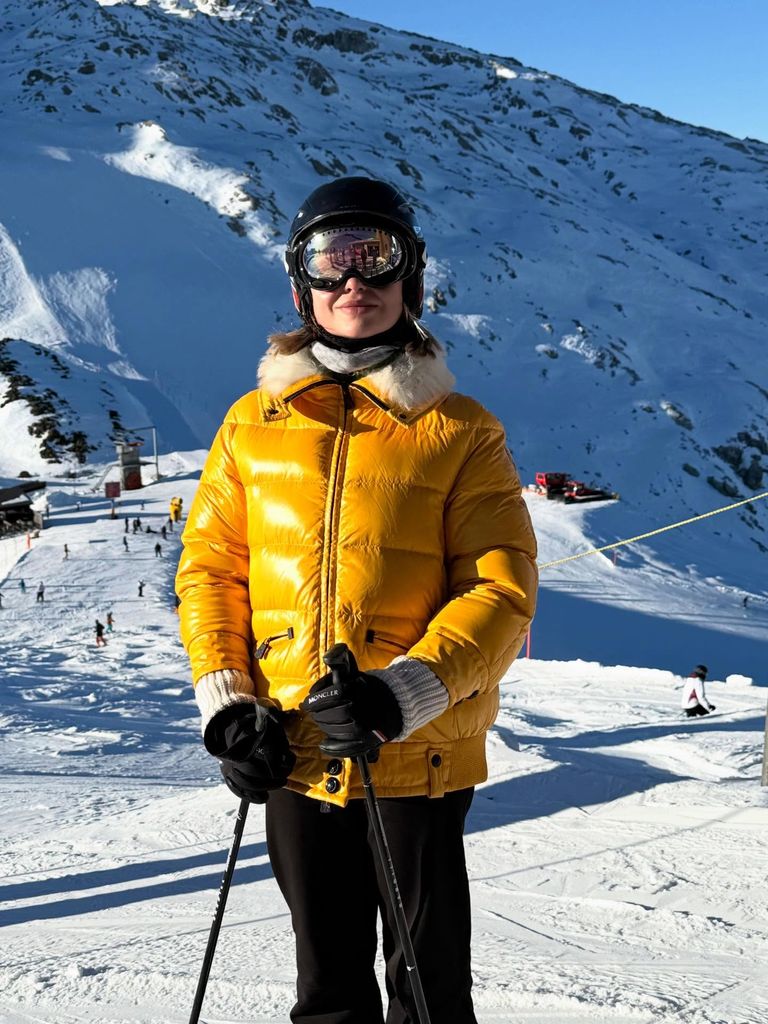 Lady Amelia Windsor skiing