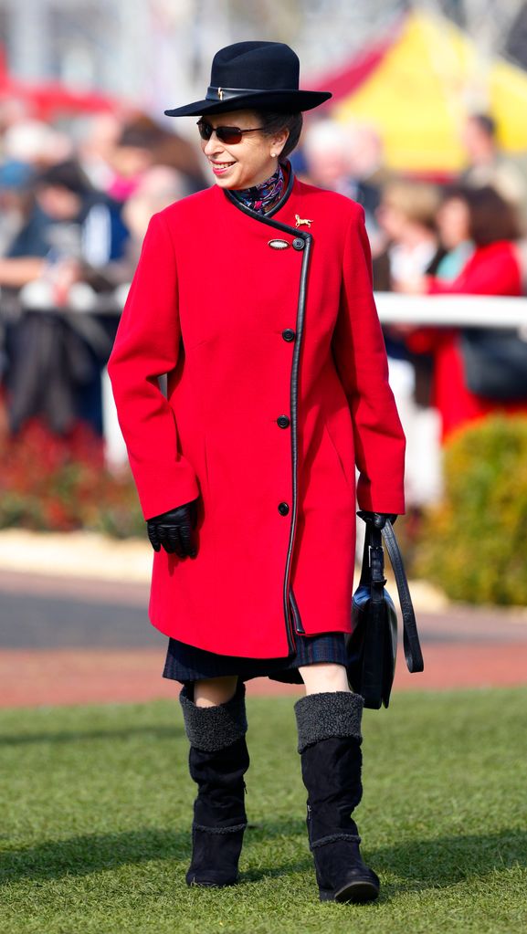 The Princess Royal wore the coat to Cheltenham Festival in 2014