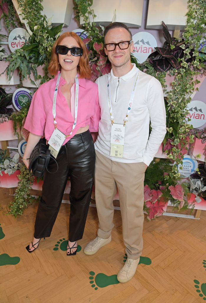 Stacey Dooley and Kevin Clifton attending Wimbledon