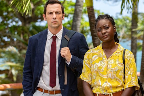 Ralf Little and Shantol Jackson play DI Neville and Naomi Thomas in Death in Paradise