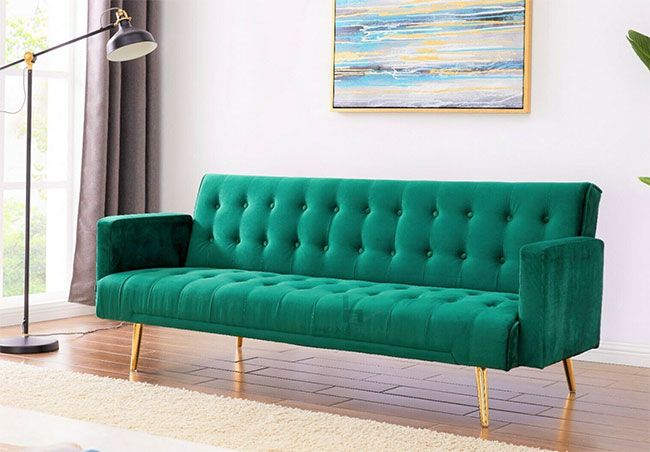 emerald sofa