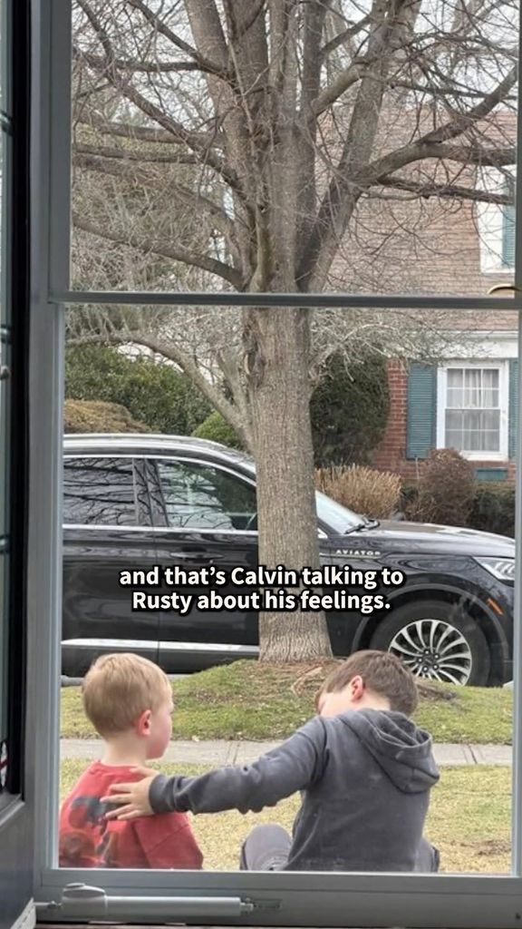 Dylan Dreyer captures a photo of her sons Calvin and Rusty mid-conversation, shared on the Third Hour of TODAY