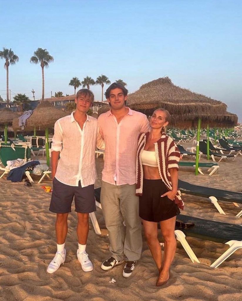 Louise Redknapp shares photos with her sons Charley and Beau to mark Beau's 17th birthday