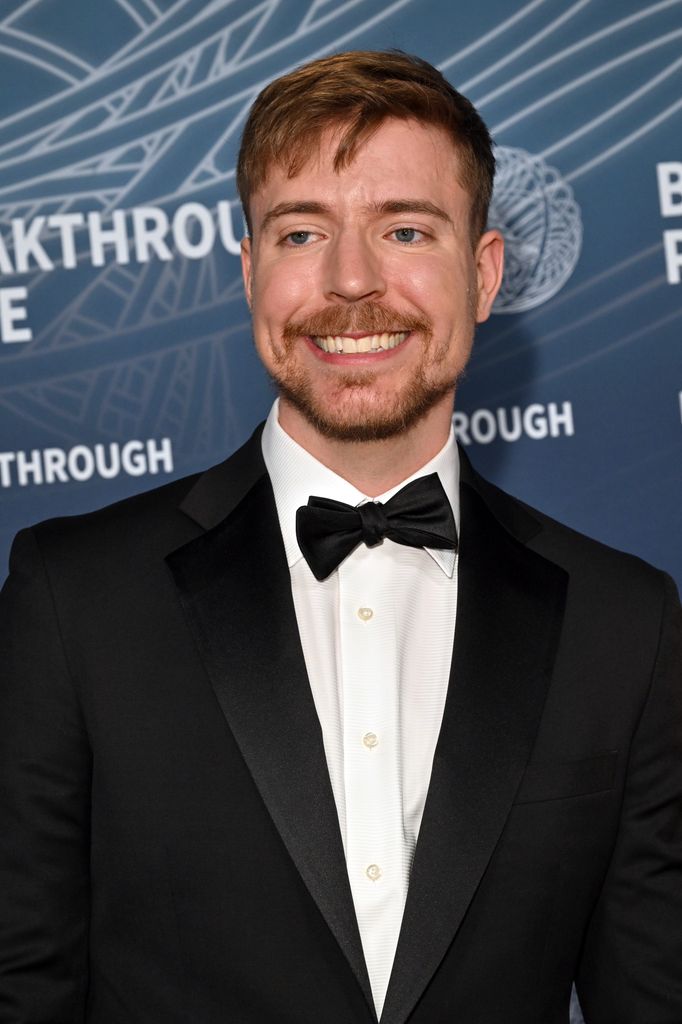 MrBeast in a black tuxedo