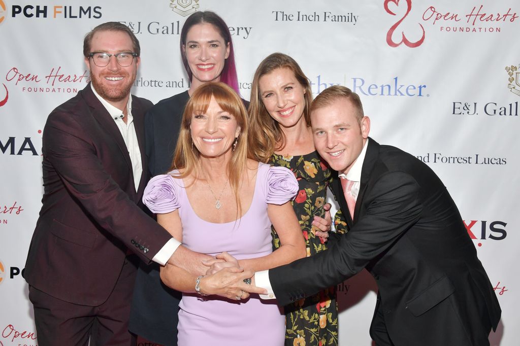 Jane Seymour with her kids