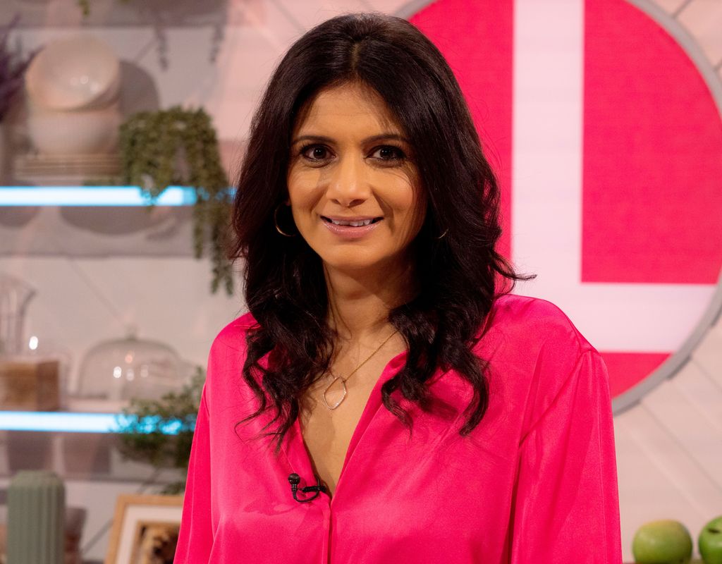 Dr. Anisha Patel wearing pink on Lorraine