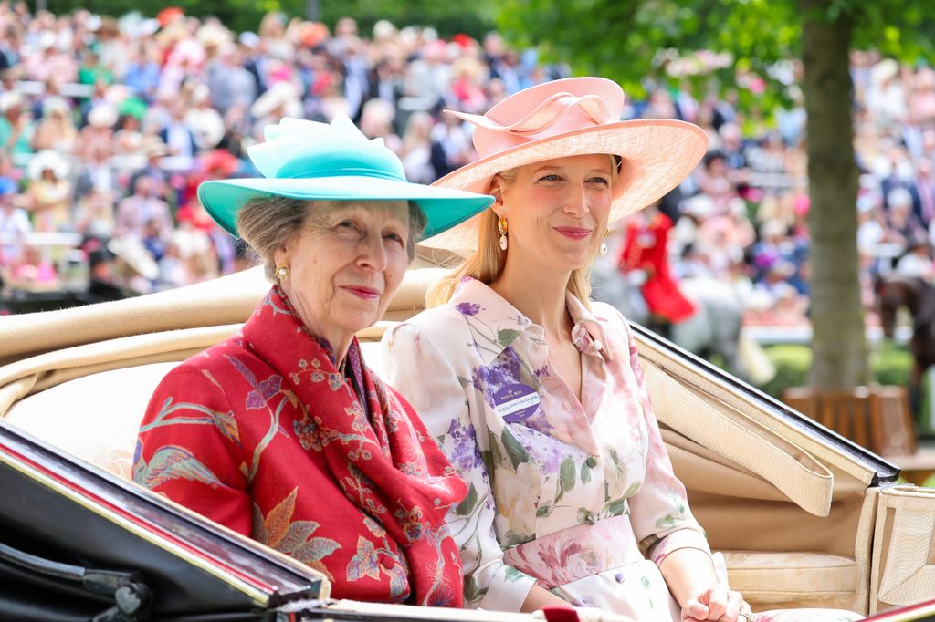 Princess Anne and Lady Gabriella Kingston seen on day one of Royal Ascot