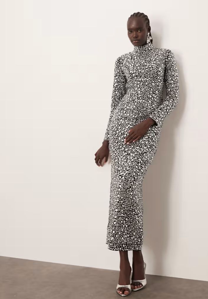 ASOS ARRANGE Sequin Maxi Dress