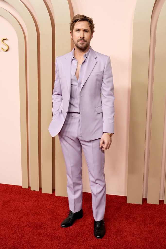 Ryan Gosling participa do 96º almoço dos indicados ao Oscar no The Beverly Hilton em 12 de fevereiro de 2024 em Beverly Hills, Califórnia.