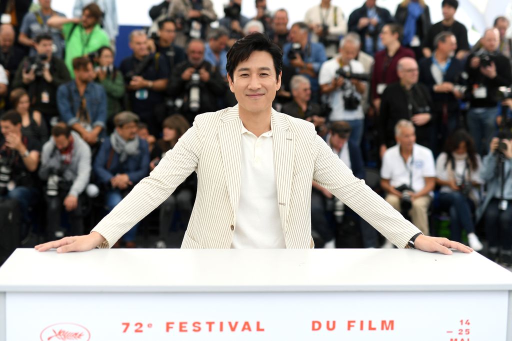 CANNES, FRANCE - MAY 22: Lee Sun-gyun attends theÂ photocall for "Parasite" during the 72nd annual Cannes Film Festival on May 22, 2019 in Cannes, France. (Photo by Pascal Le Segretain/Getty Images)