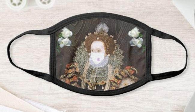 queen elizabeth i royal family face mask coverings