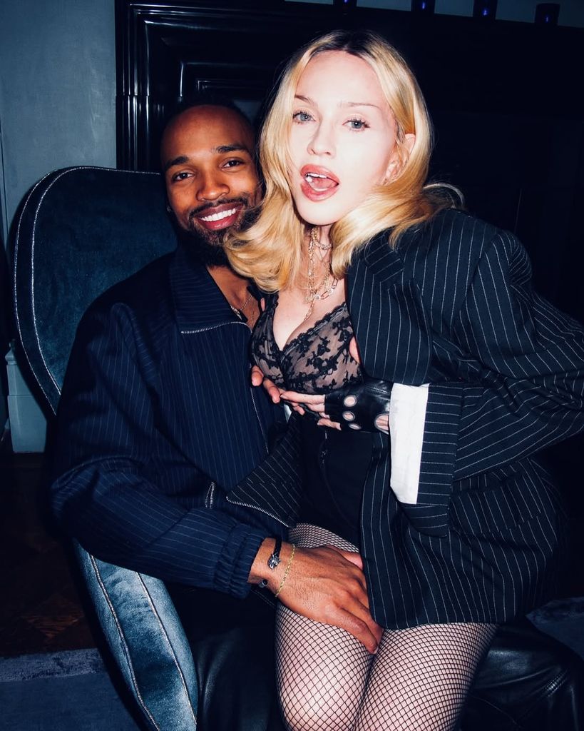 Photo shared by Madonna on Instagram with boyfriend