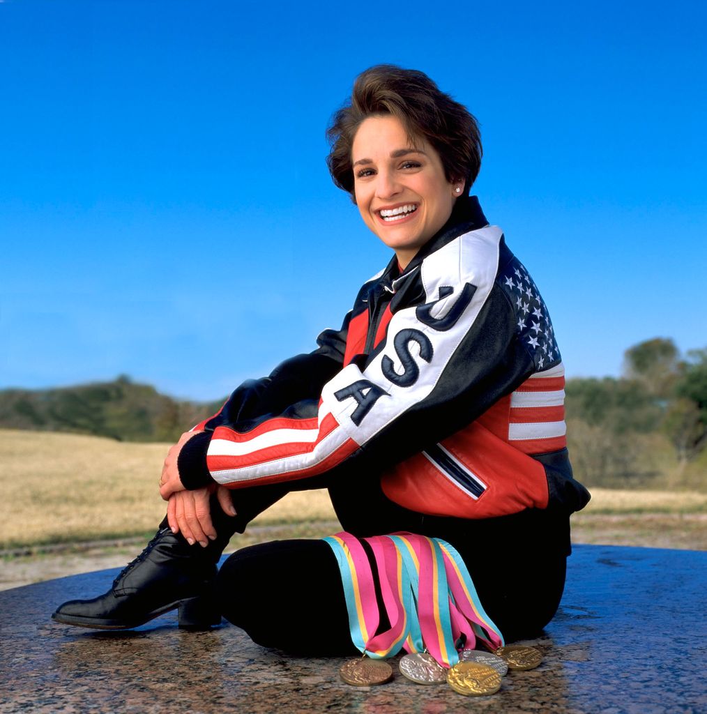 Olympic Gold Medalist Mary Lou Retton photographed on October 27,  2000 in Houston, TX.