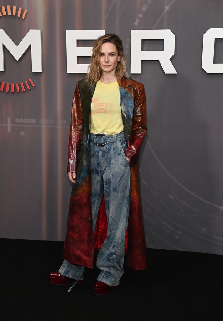 LONDON, ENGLAND - JANUARY 08: Rebecca Ferguson attends the London photocall for "Mercy" at Claridge's Hotel on January 8, 2026 in London, England. (Photo by Alan Chapman/Dave Benett/WireImage)