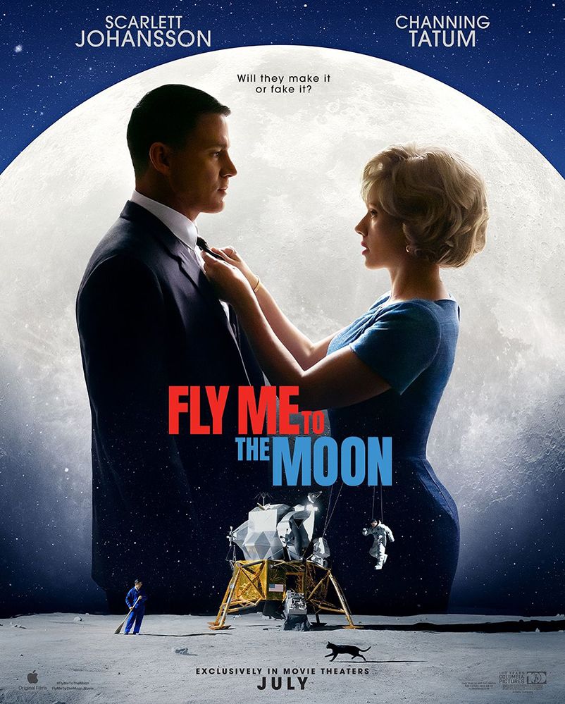 Official poster for Fly Me to the Moon