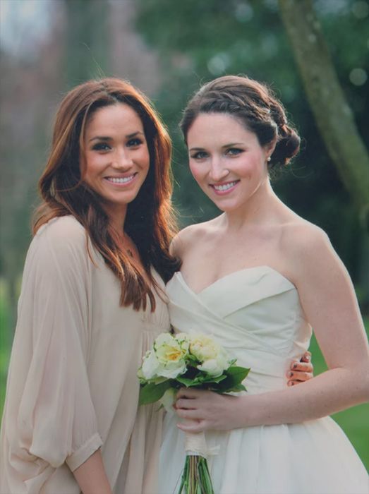 Meghan Markle with her niece on her wedding day
