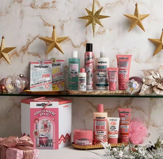 martin lewis soap and glory gift set