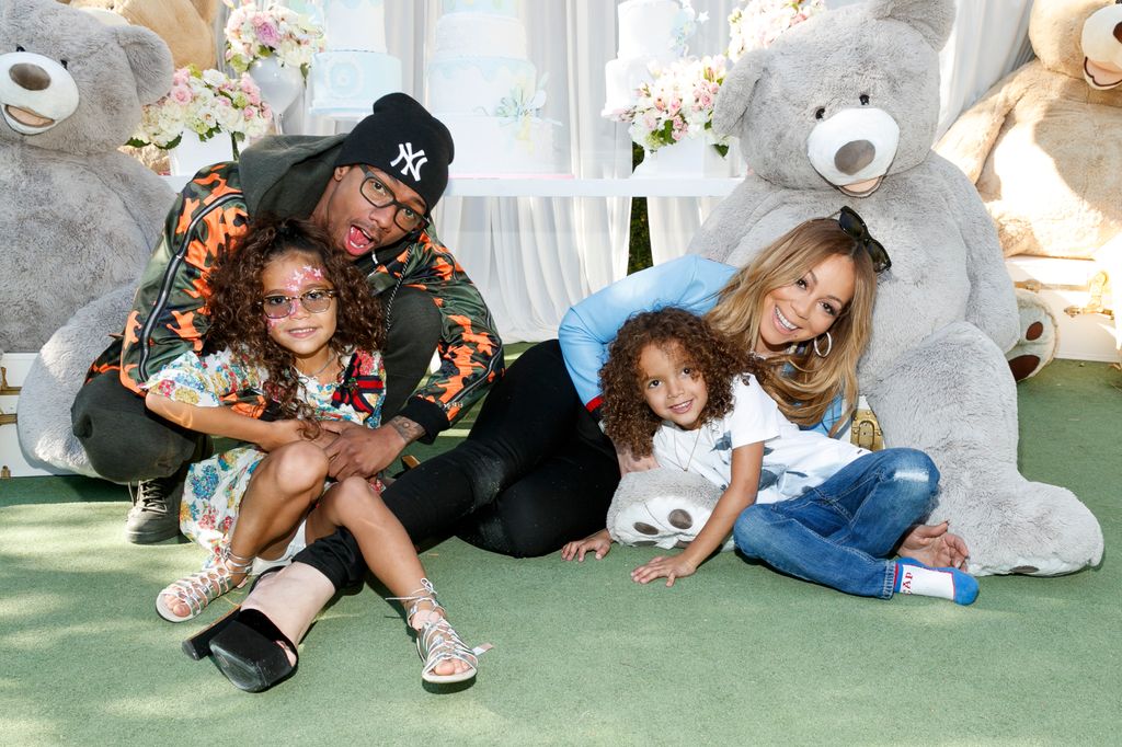 Mariah Carey shares her twins with Nick Cannon 