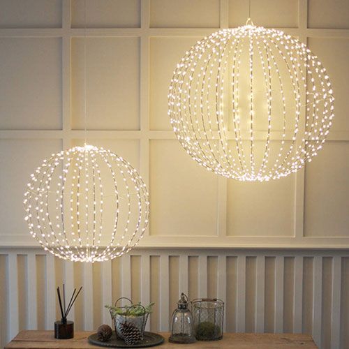 indoor or outdoor sphere lights