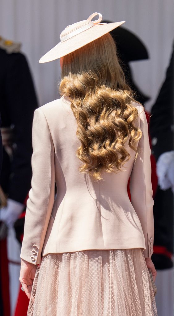Kate Middleton, the Princess of Wales on the Royal Dais at Datchet Road on July 08, 2025 in Windsor, England. 