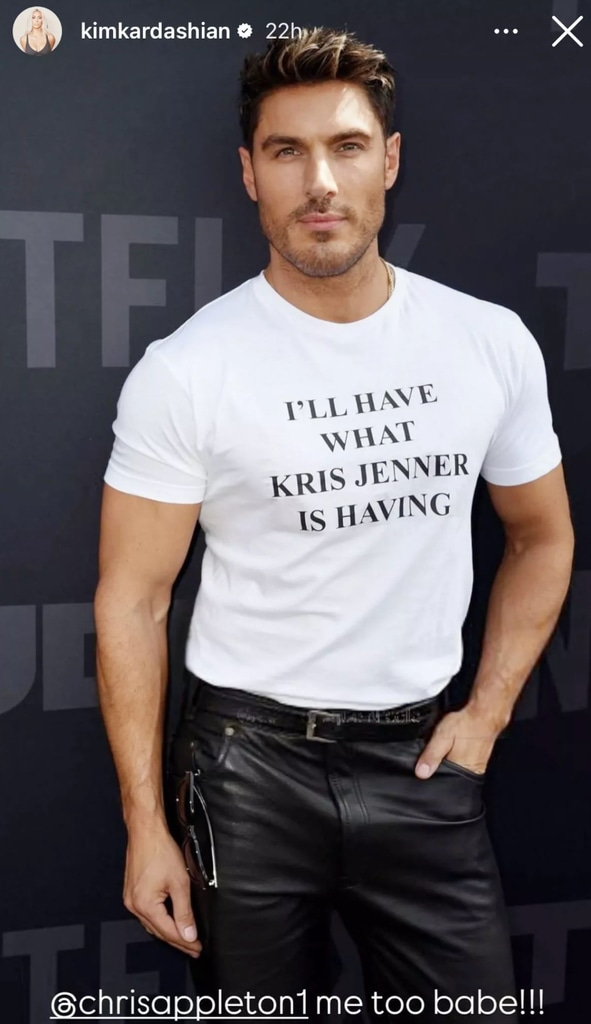 Kim Kardashian reacted to Kris's transformation