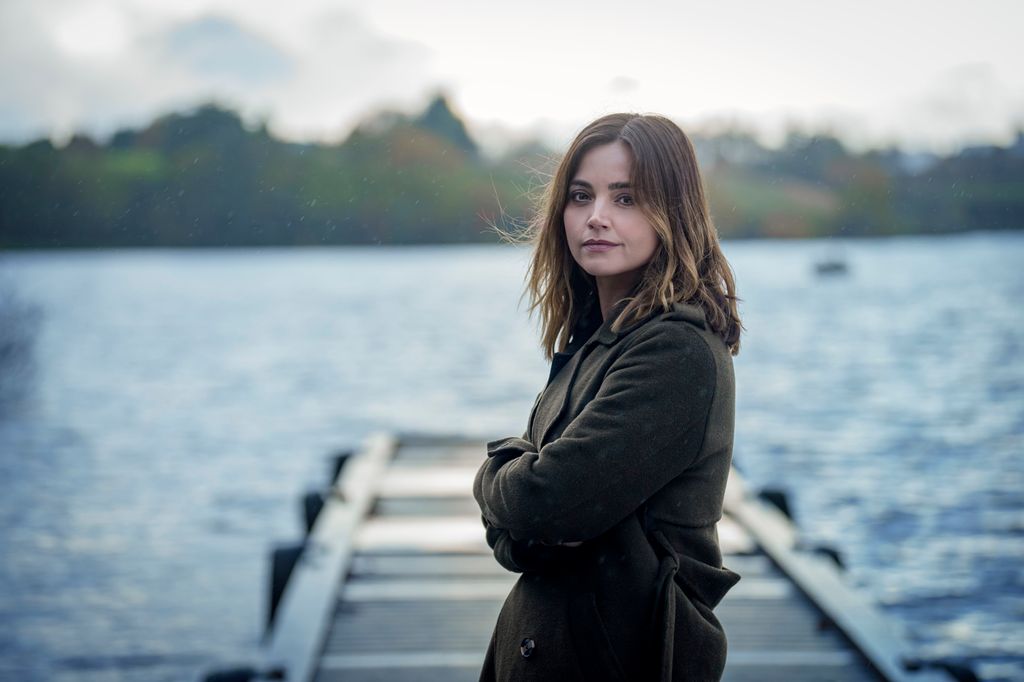 Detective Ember Manning (JENNA COLEMAN) in The Jetty