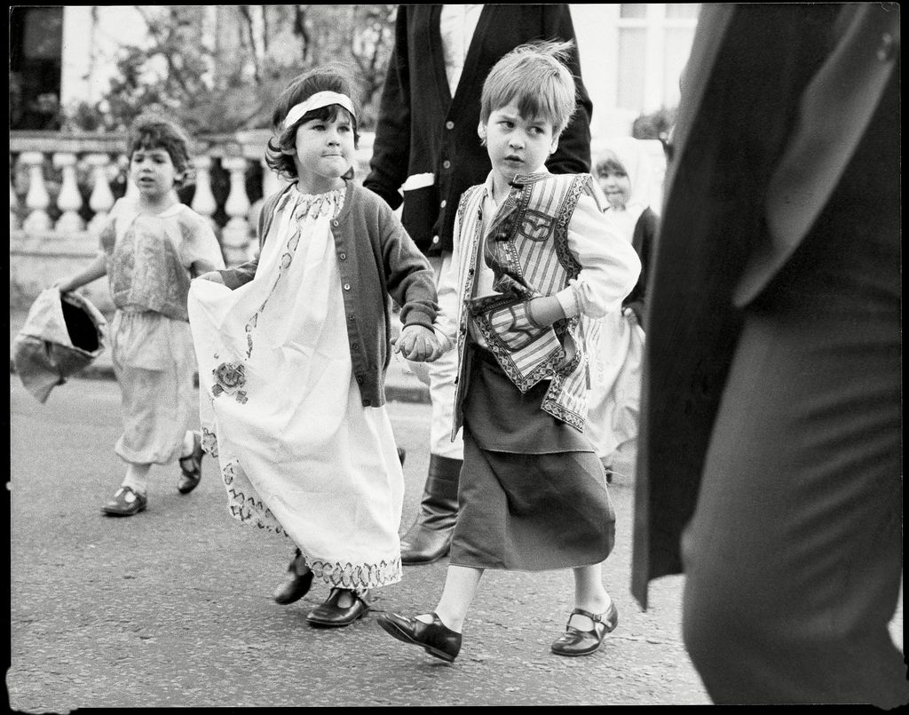 Prince William playing an Innkeeper in his school nativity play in 1986