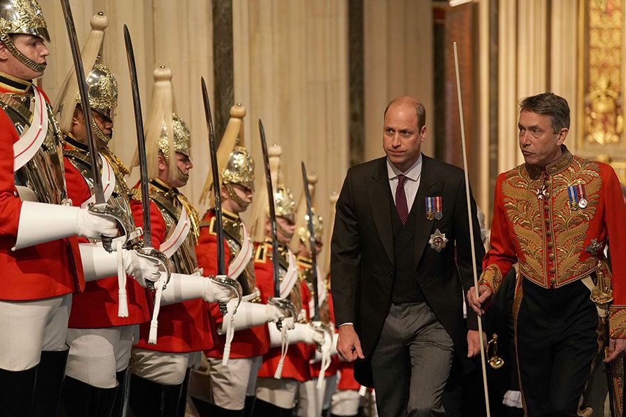 prince william stairs parliament