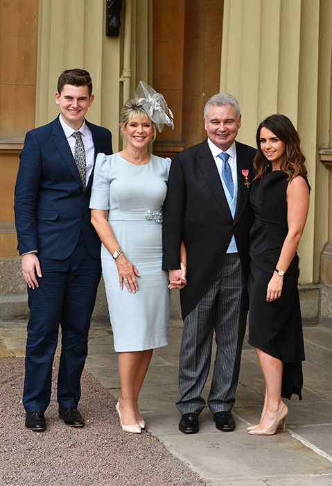 Eamonn Holmes with his children Jack and Rebecca