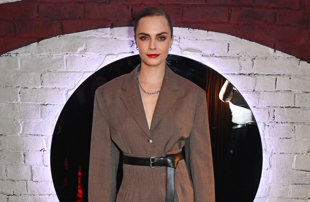 Cara Delevingne attends the gala performance after party for "Cabaret At The Kit Kat Club" celebrating new cast members on March 28, 2024 in London, England