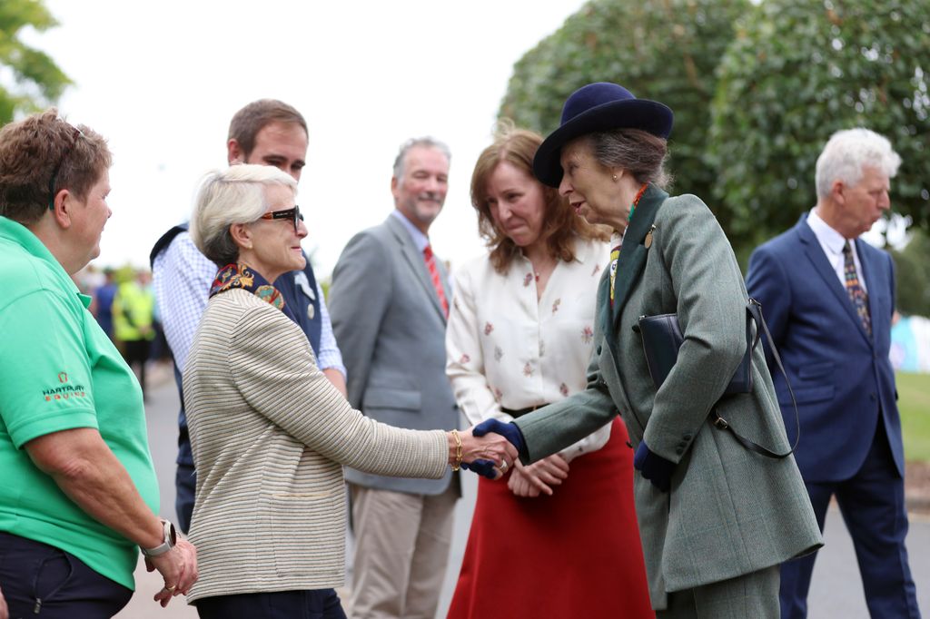 Princess Anne visits the Riding for the Disabled Association National Championships at Hartpury University and Hartpury College