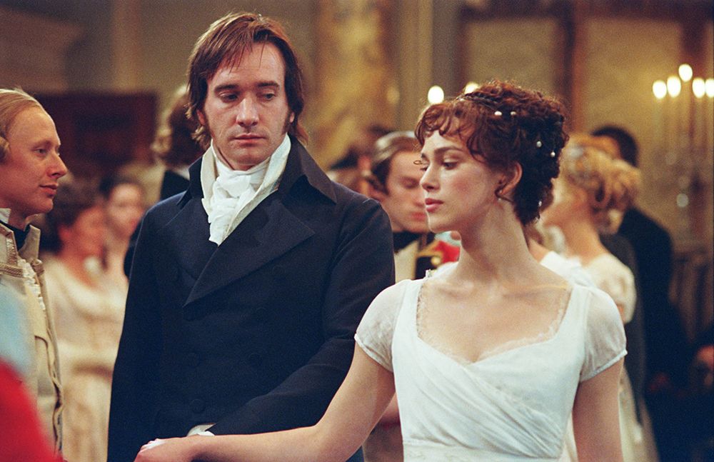 Keira Knightley as Elizabeth Bennett in Pride and Prejudice
