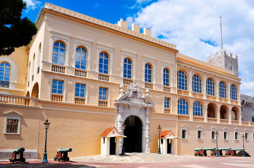 A view of the facade of the Prince's Palace