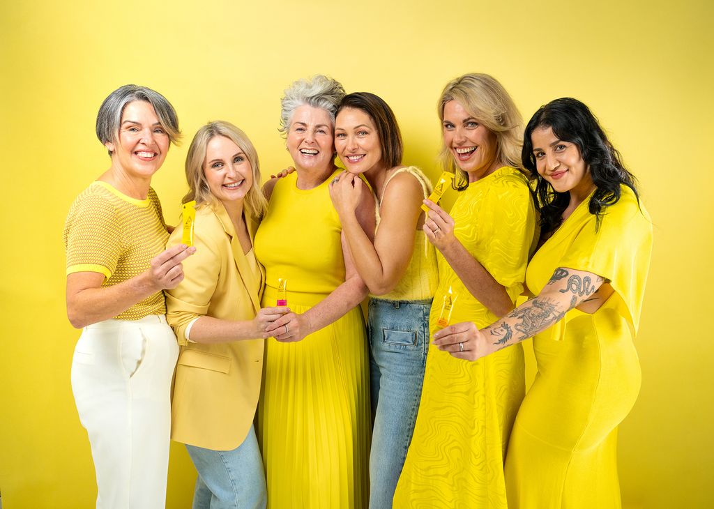 Emma poses with Maxine and some of the Absoluters who advocate the many benefits of Absolute Collagen