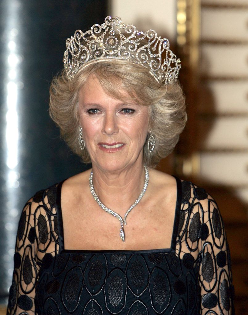 The royal's snake necklace was a gift from King Charles