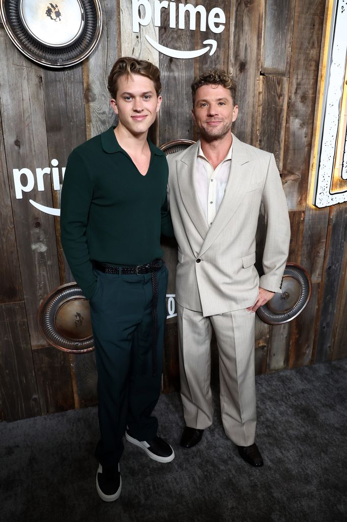 Deacon Phillippe and Ryan Phillippe attend Prime Video's "Motorheads" Red Carpet and Screening at Academy Museum of Motion Pictures, Ted Mann Theater on May 13, 2025 in Los Angeles, California