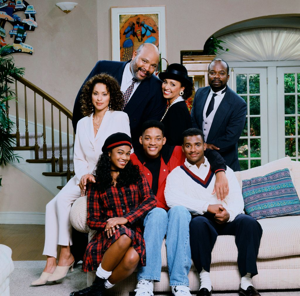 Tatyana Ali as Ashley Banks; Will Smith as William 'Will' Smith; Alfonso Ribeiro as Carlton Banks; Karyn Parsons as Hilary Banks; James Avery as Philip Banks; Daphne Reid as Vivian Banks; Joseph Marcell as Geoffrey on The Fresh Prince of Bel-Air