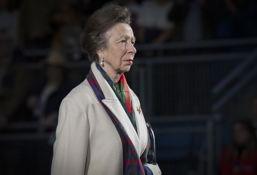 The Princess Royal's earrings were similar, but not the same