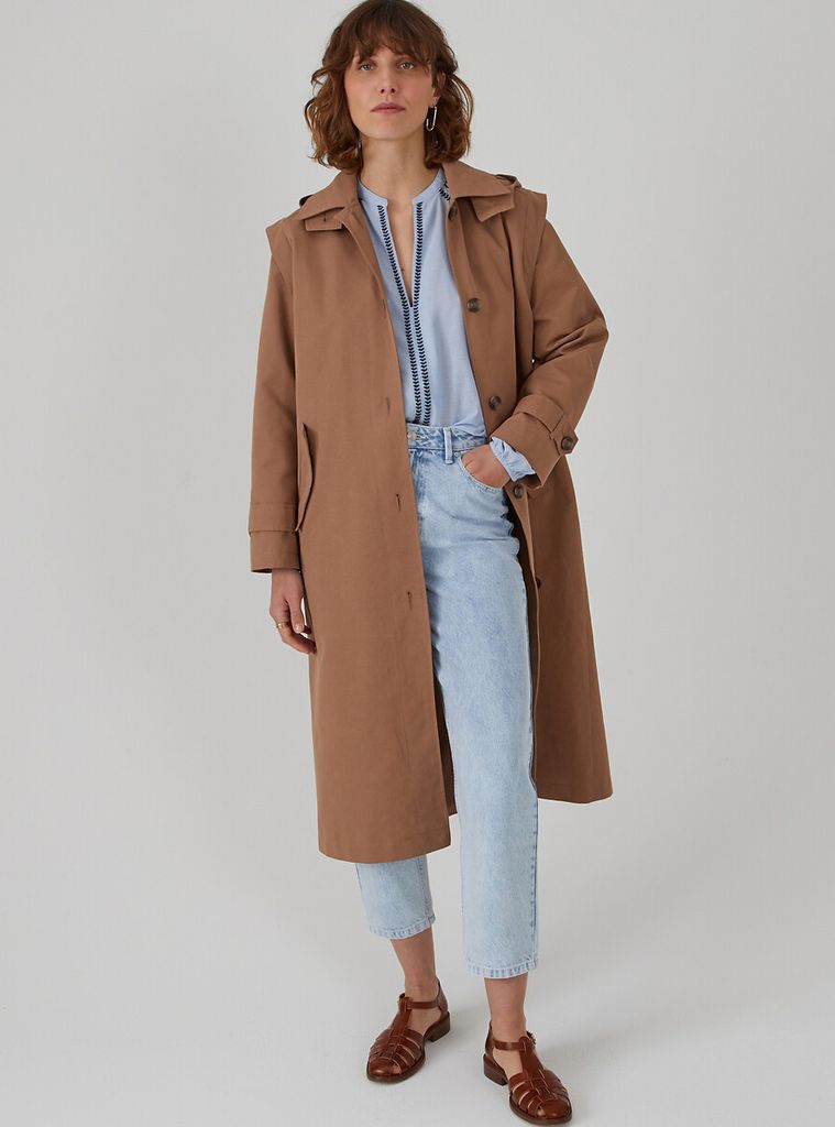 La Redoute Hooded Trench Coat