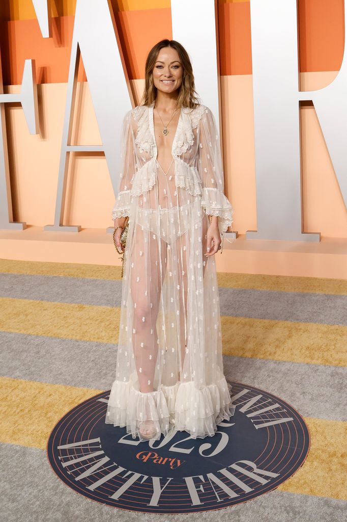 Olivia wilde in white lace chloe dress